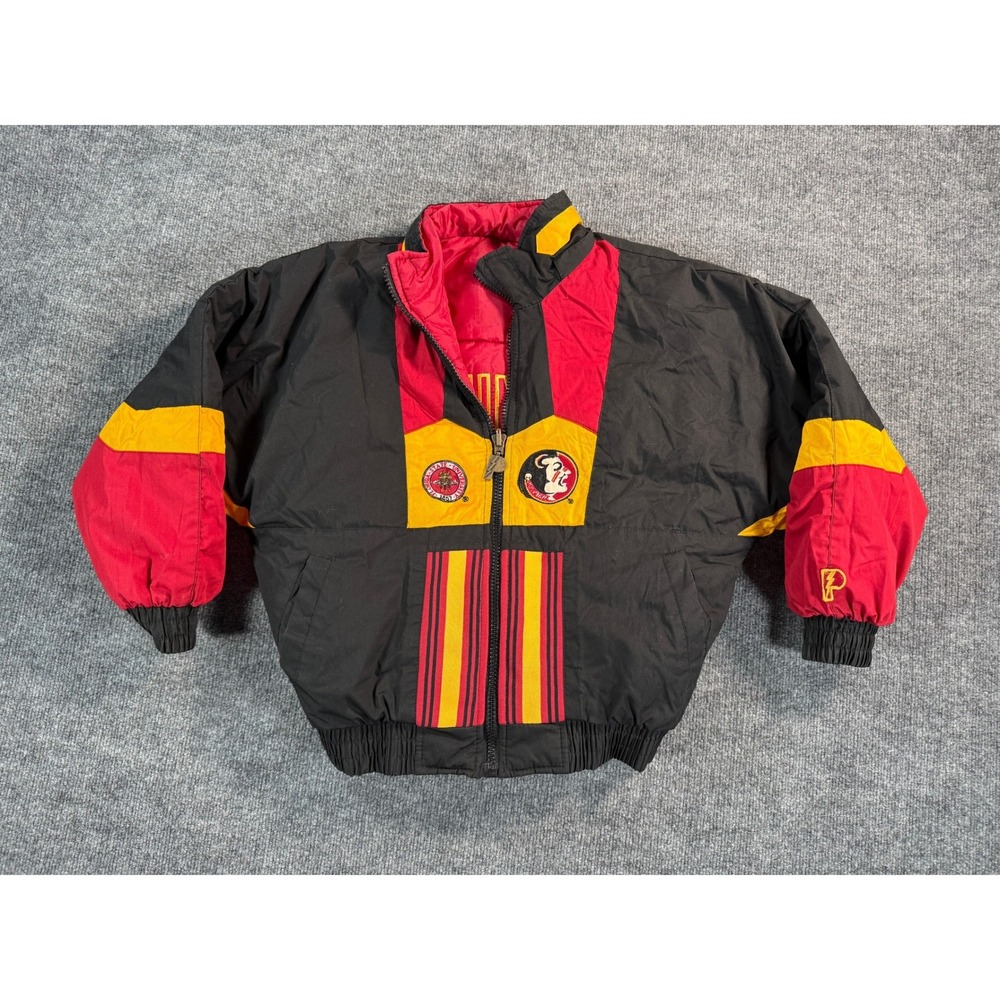 Vintage Pro Player Florida State‎ Seminoles Reversible Bomber Jacket Youth Large